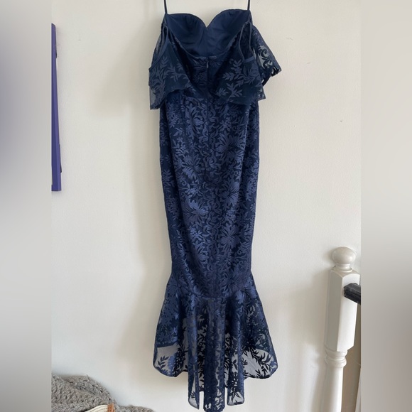 Beautiful Elle Zeitoune Dress in Navy, Size 6 (us size 0-2) - Picture 4 of 4